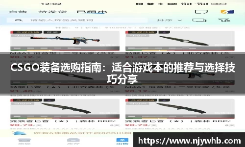 CSGO装备选购指南：适合游戏本的推荐与选择技巧分享